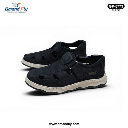 GP-5773 Leather Cycle Shoe (Black)