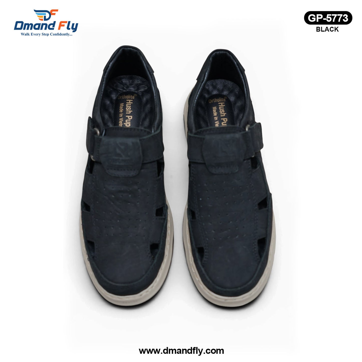 GP-5773 Leather Cycle Shoe (Black)