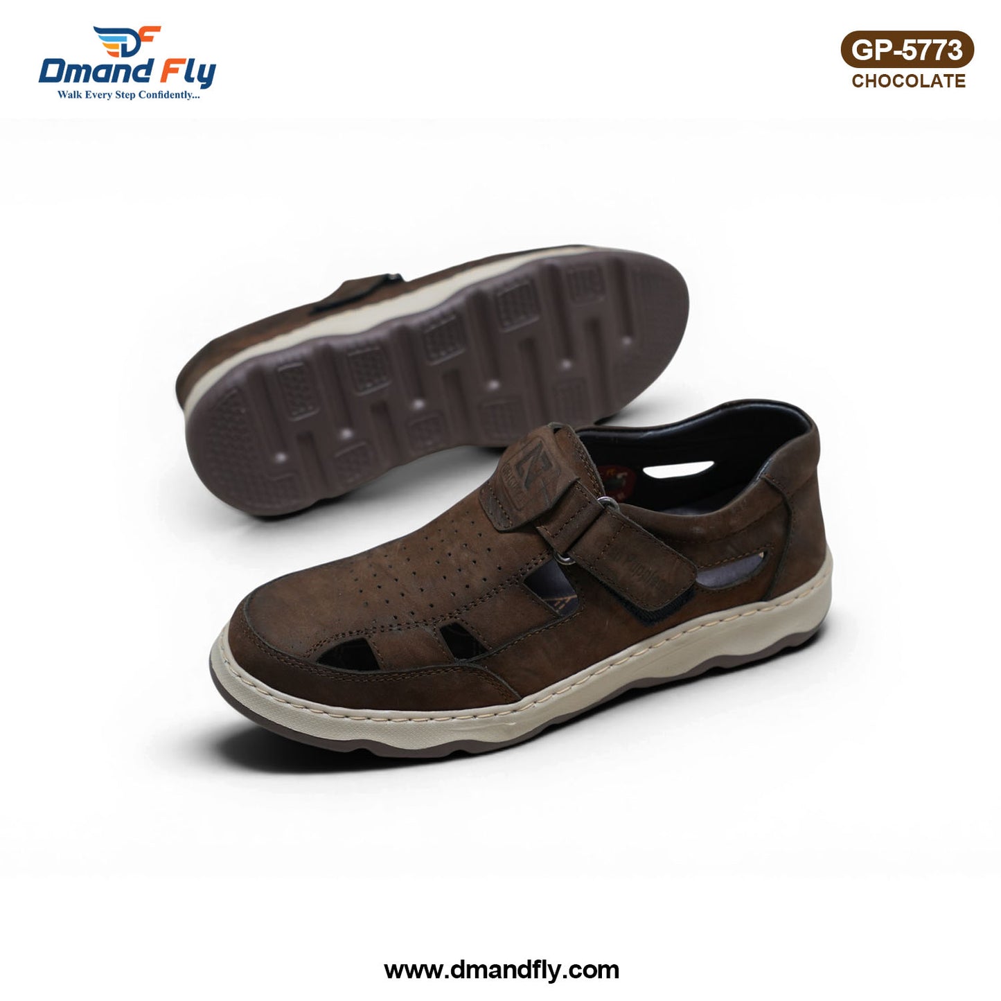 GP-5773 Leather Cycle Shoe (Chocolate)