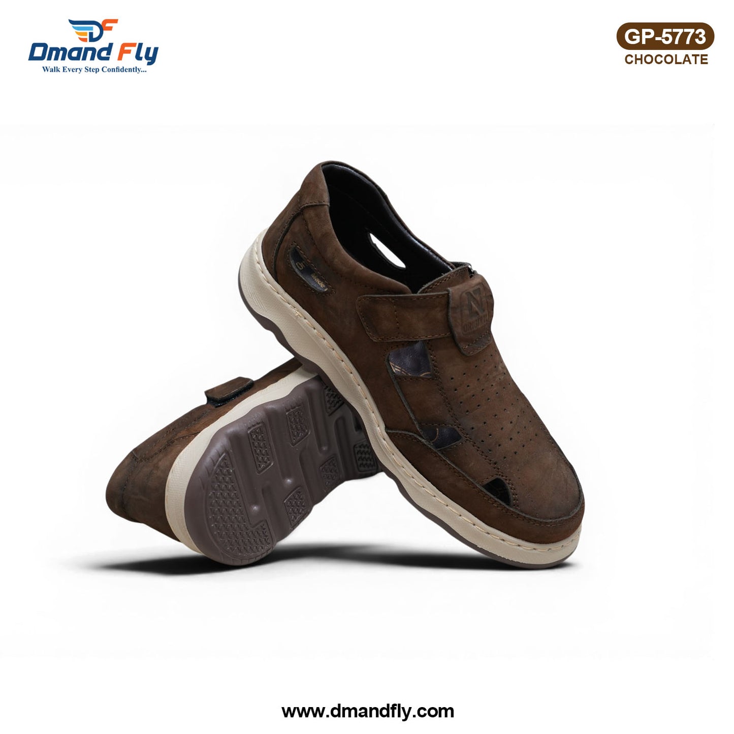 GP-5773 Leather Cycle Shoe (Chocolate)