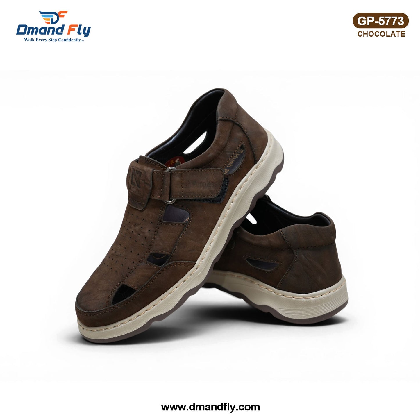 GP-5773 Leather Cycle Shoe (Chocolate)