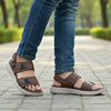 DP-10 Leather Sandal (Chocolate)