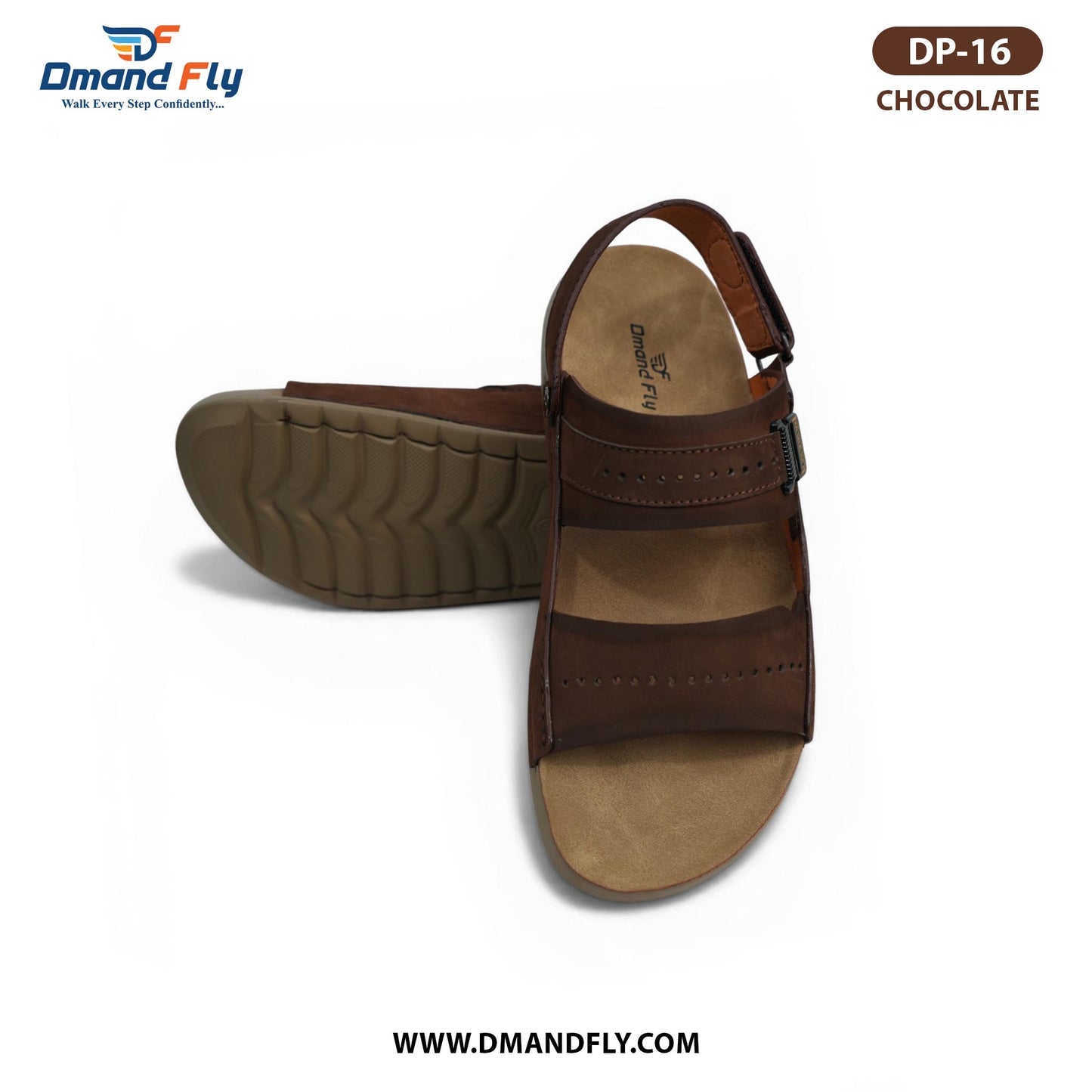 DP-16 Original Leather Sandal (Chocolate)