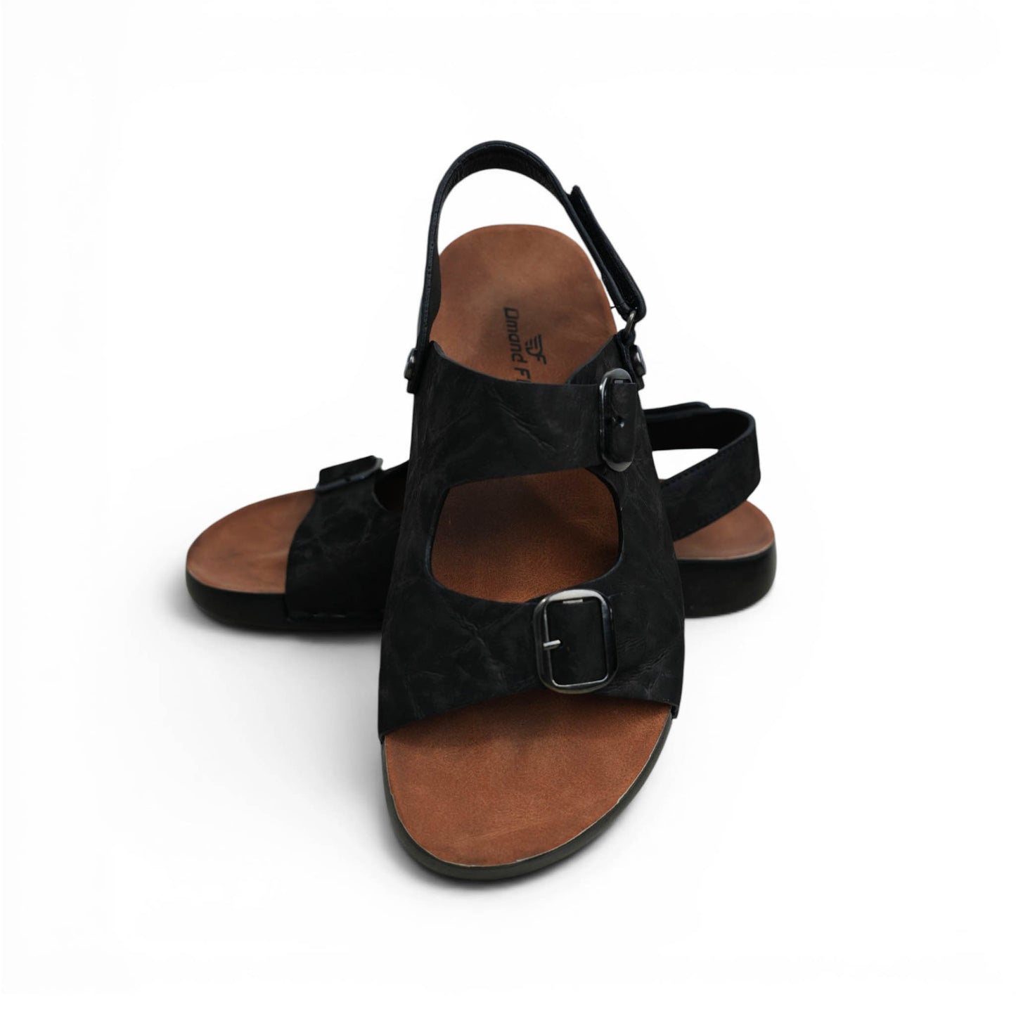 DP-27 Leather Sandal (Black)