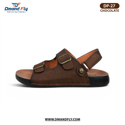 DP-27 Leather Sandal (Chocolate)