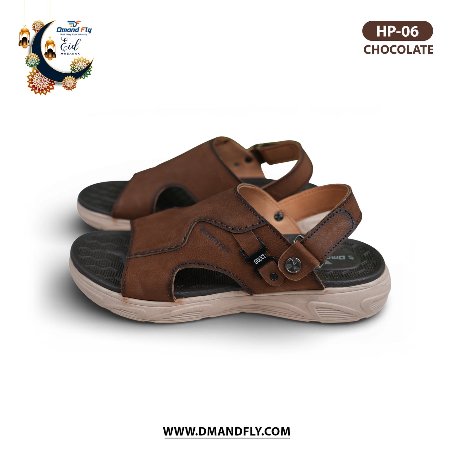 HP-06 Leather Sandal (Chocolate)