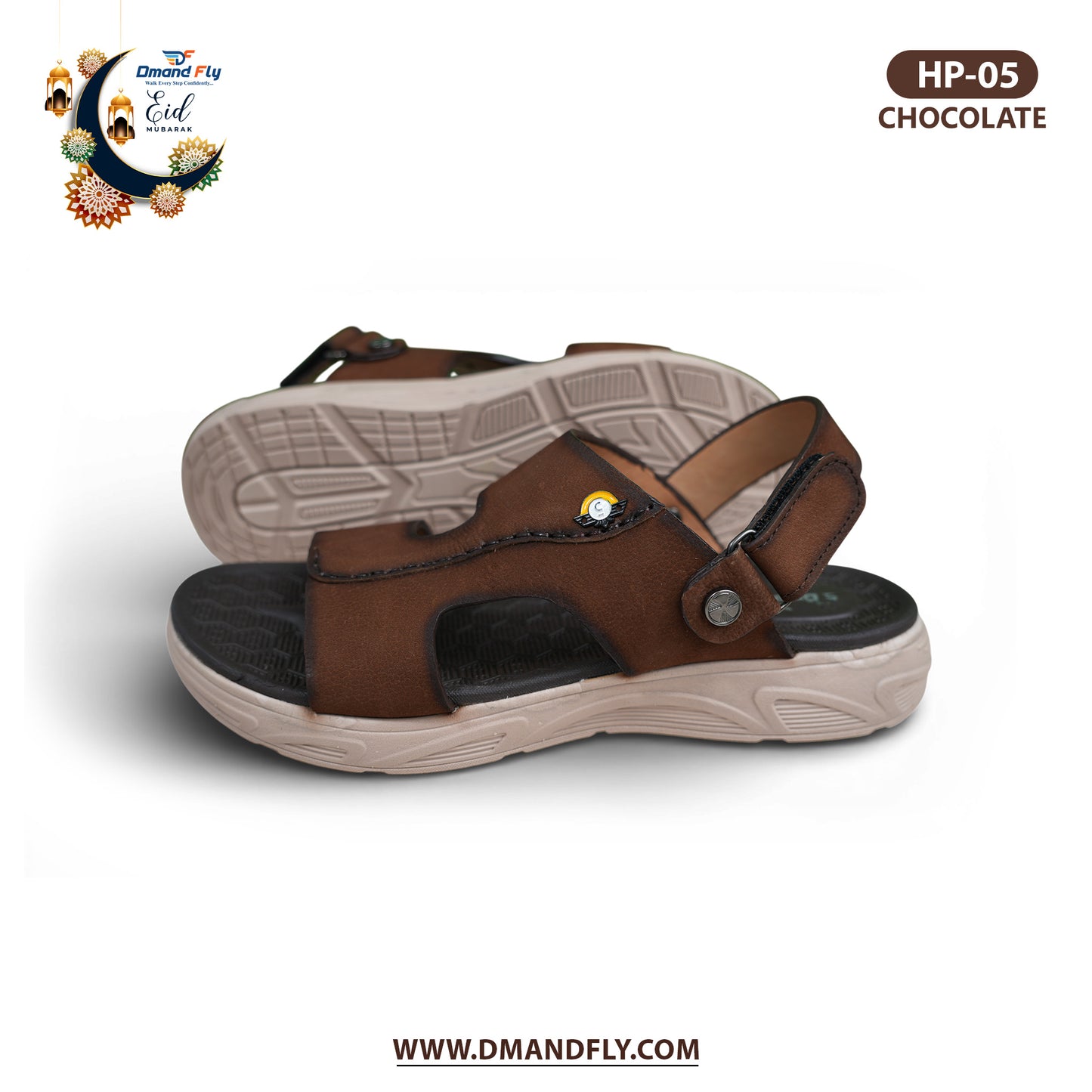 HP-05 Leather Sandal (Chocolate)