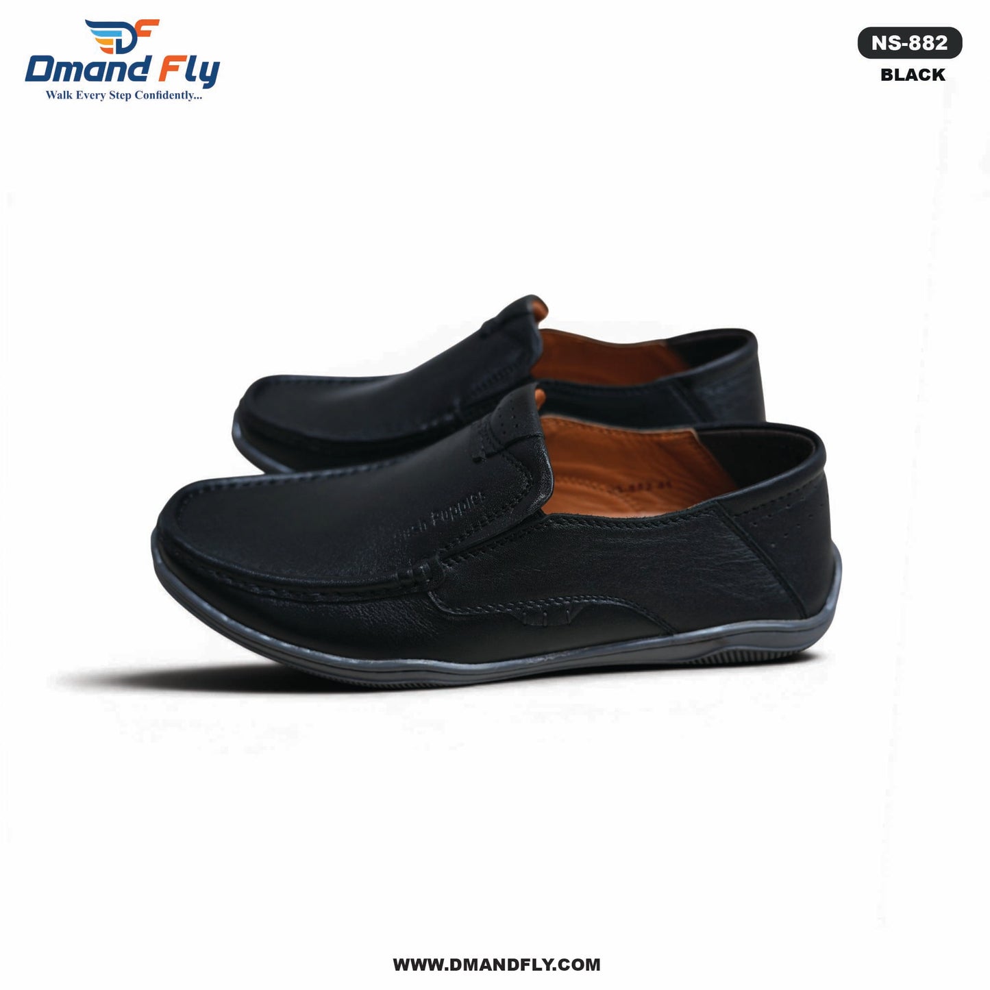NS-882 Original Leather Shoe (Black)