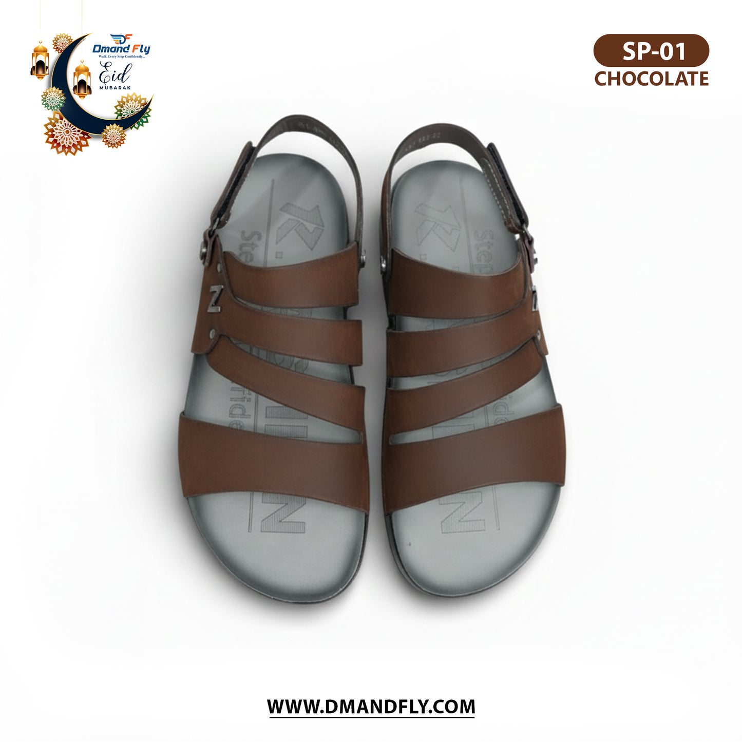 SP-01 Leather Sandal (Chocolate)