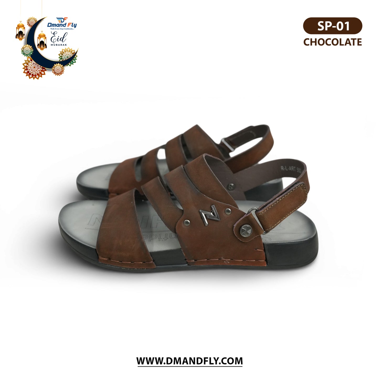 SP-01 Leather Sandal (Chocolate)
