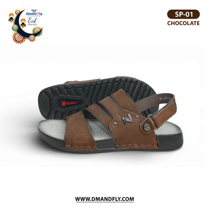SP-01 Leather Sandal (Chocolate)
