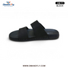 AM-11 Two Part Leather Sandal (Black)