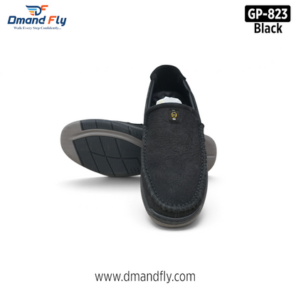 GP-823 Original Leather Shoe (Black)