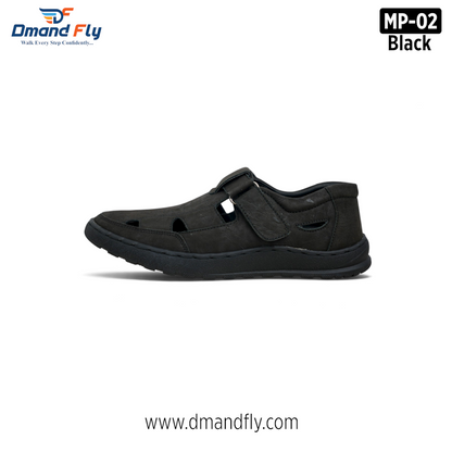 MP-02 Original Leather Shoe (Ash-Black)