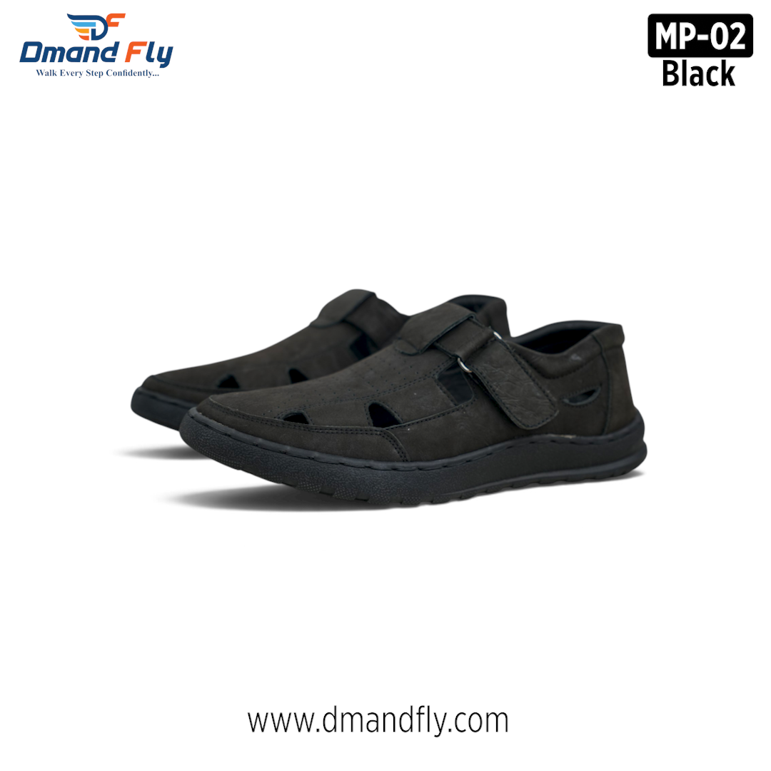 MP-02 Original Leather Shoe (Ash-Black)