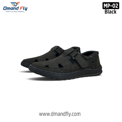 MP-02 Original Leather Shoe (Ash-Black)