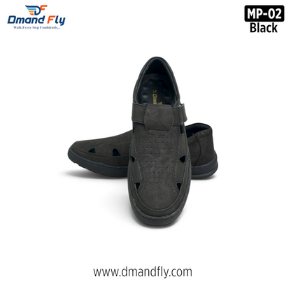 MP-02 Original Leather Shoe (Ash-Black)