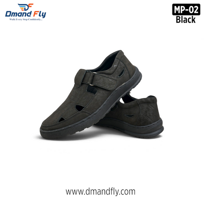 MP-02 Original Leather Shoe (Ash-Black)