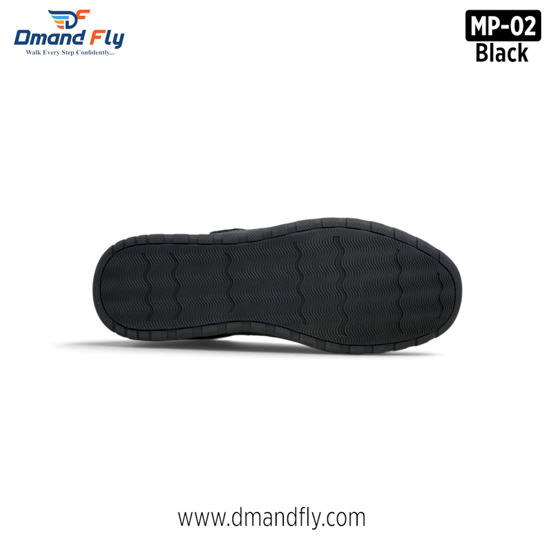 MP-02 Original Leather Shoe (Ash-Black)