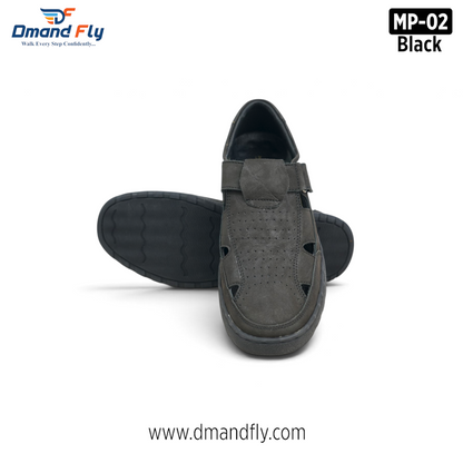 MP-02 Original Leather Shoe (Ash-Black)