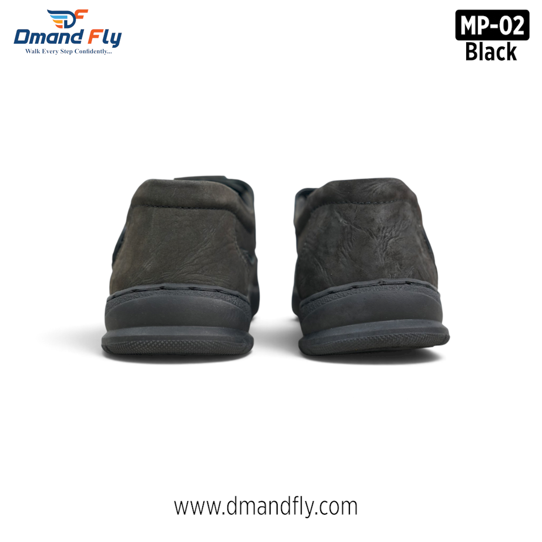 MP-02 Original Leather Shoe (Ash-Black)