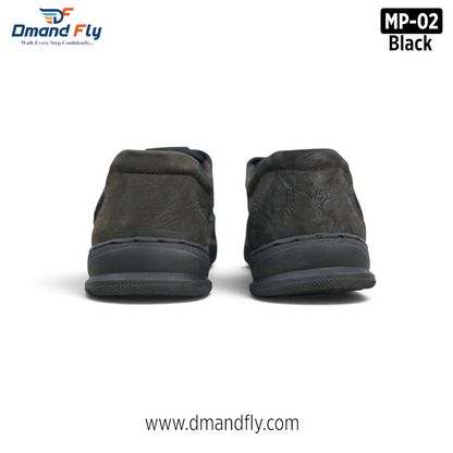 MP-02 Original Leather Shoe (Ash-Black)