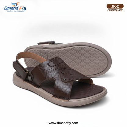 JK-2 Original Leather Sandal (Chocolate)