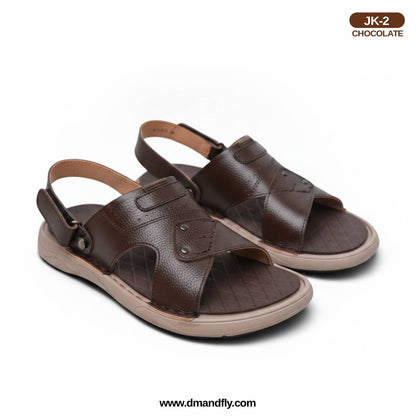 JK-2 Original Leather Sandal (Chocolate)