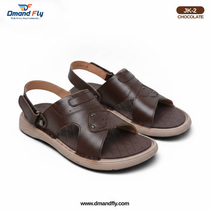 JK-2 Original Leather Sandal (Chocolate)