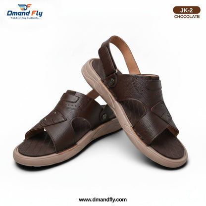 JK-2 Original Leather Sandal (Chocolate)