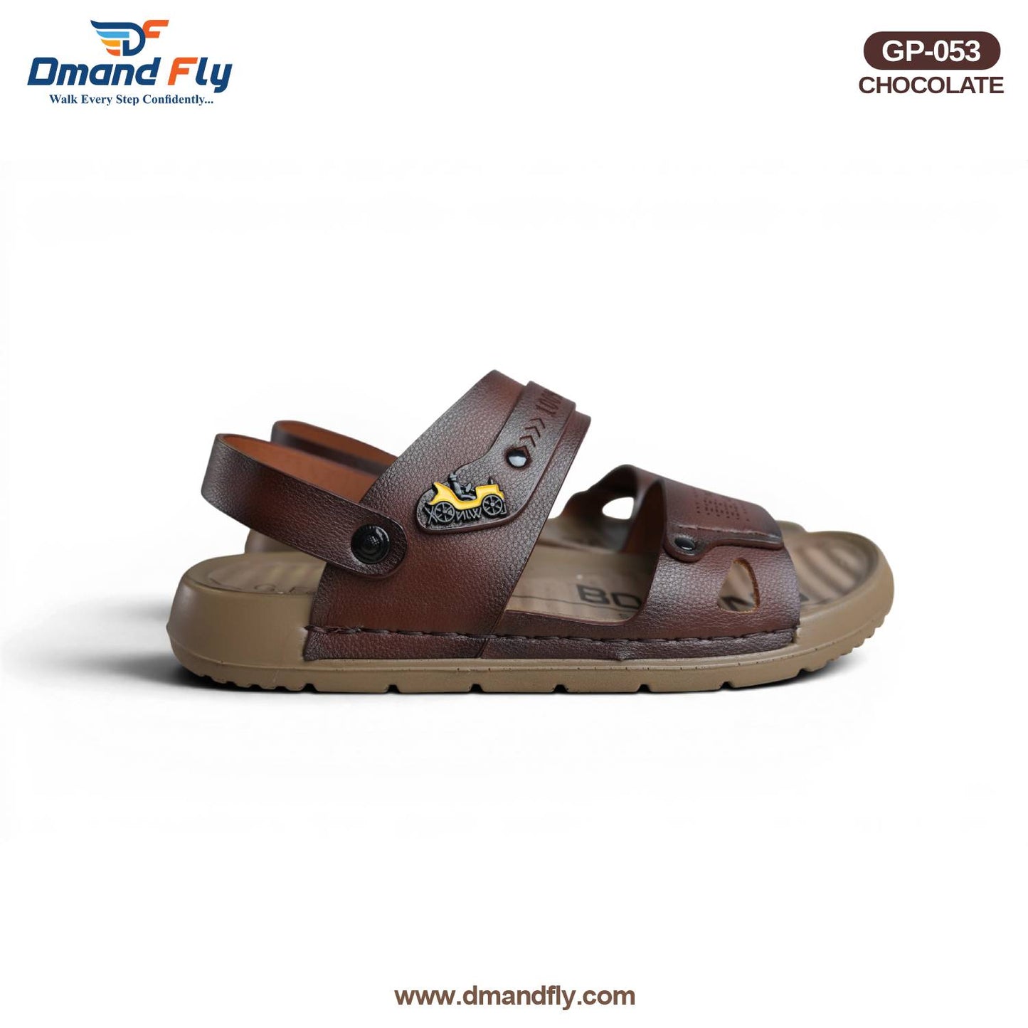GP-053 Leather Sandal (Chocolate)