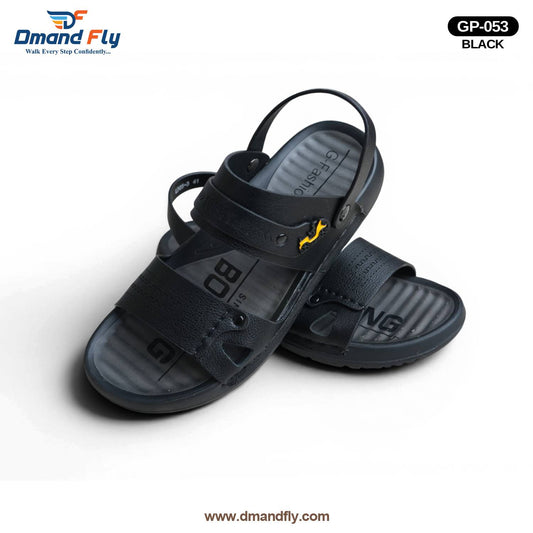 GP-053 Leather Sandal (Black)