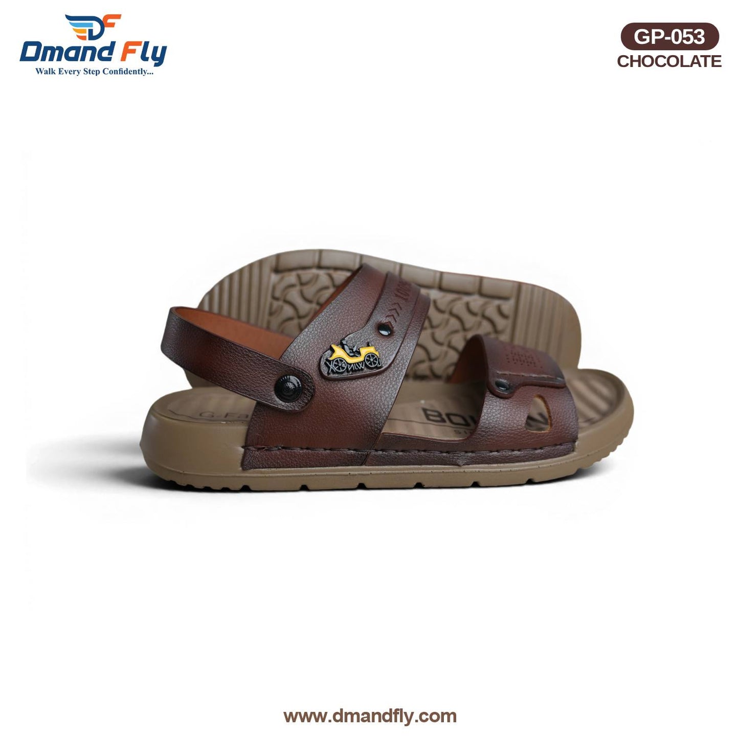 GP-053 Leather Sandal (Chocolate)